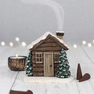 Log Cabin Incense Cone Burner - Image 5
