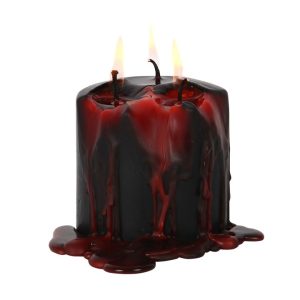Alternative view of Small Vampire Blood Pillar Candle