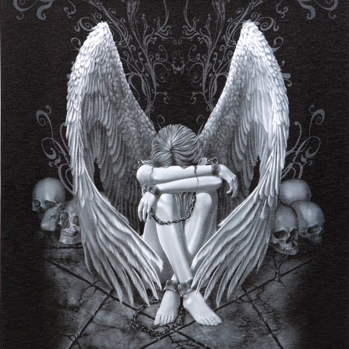 19x25cm Enslaved Angel Canvas Plaque by Spiral Direct - Image 2
