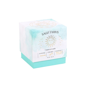 Alternative view of Sagittarius Ylang Ylang & Amber Gemstone Zodiac Candle