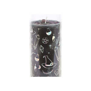 Crystal Witch Jasmine Tube Candle with Amethyst Chips - Image 4