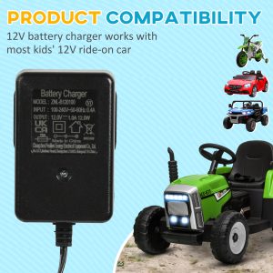 12V Charger for Ride on Car, 12 Volt 1A Battery Charger - Image 4