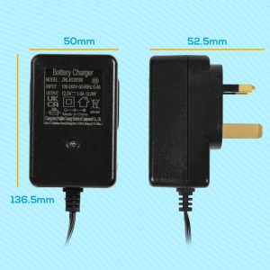 12V Charger for Ride on Car, 12 Volt 1A Battery Charger - Image 5