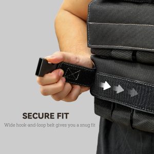 30KG Adjustable Weighted Vest with 30 Metal Weights, Running Weight Vest - Image 4