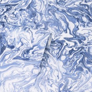 Liquid Marble Navy sw12 - Image 5