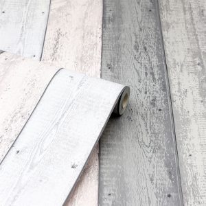 Alternative view of Painted Wood Pink and Grey SW12