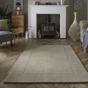 Esme Wool 60x230cm Stone Runner