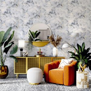 Bahia Marble Mono Gold sw12 - Image 5