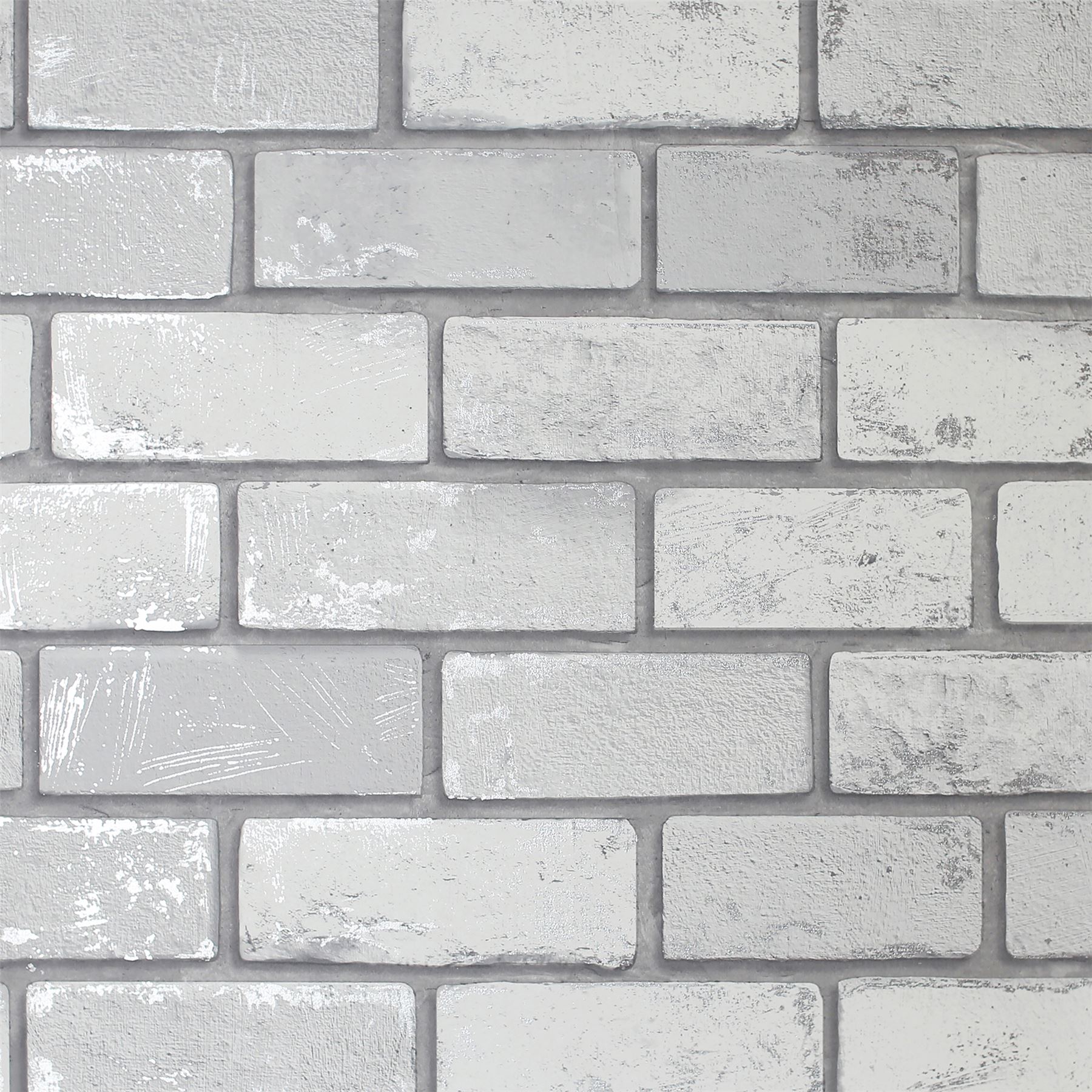 Metallic Brick White/Silver sw12 - Image 2