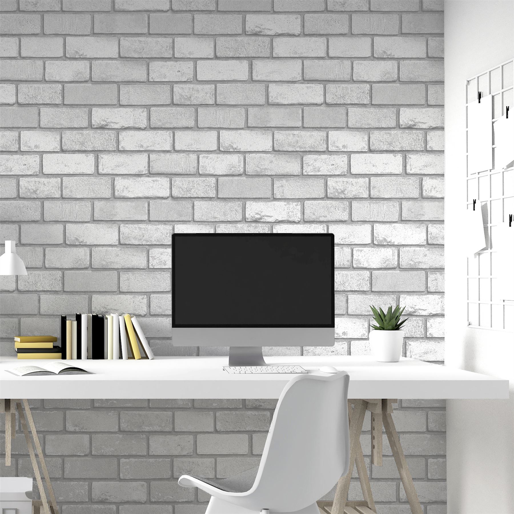 Metallic Brick White/Silver sw12 - Image 6