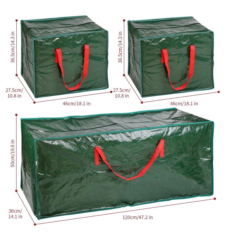 VINSANI 3pc XMAS STORAGE BAGS 1010393 - Image 6