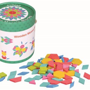 LELIN WOODEN MOSAIC BLOCKS 250PCS