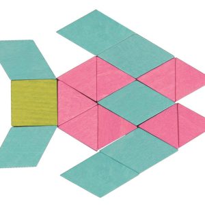 Alternative view of LELIN WOODEN MOSAIC BLOCKS 250PCS