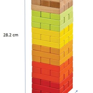 Alternative view of Lelin Tumbling Game 56 Pieces L50072