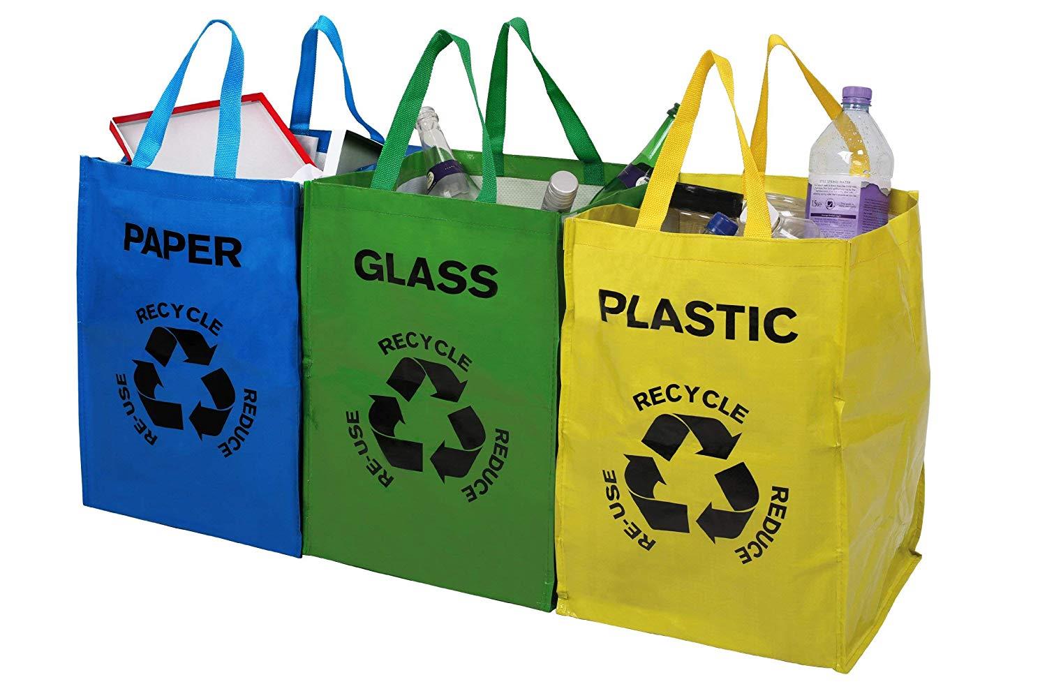 VINSANI SET OF 3 RECYCLING BAGS