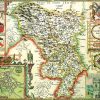 Derbyshire Historical Map 1000 Piece Jigsaw Puzzle (1610)