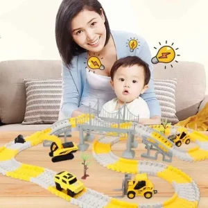 Alternative view of Educational Children’s Track Toy Car Set - 467 Pieces for Creative Play