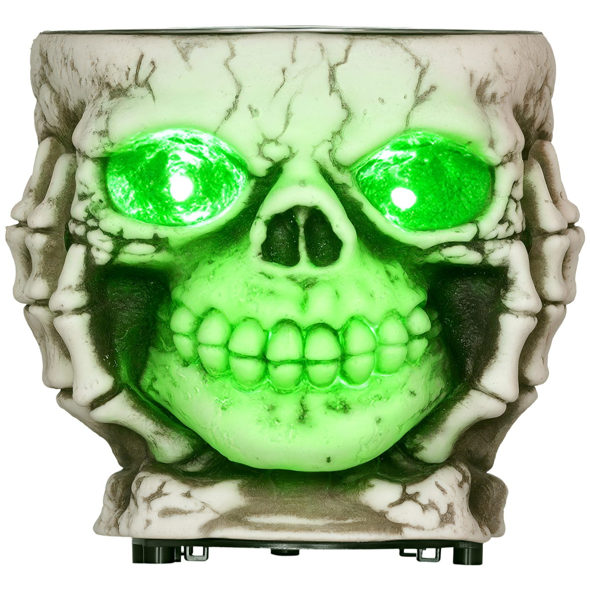 HOMCOM Skeleton Candy Bowl Outdoor Halloween Decoration for Party - Image 2