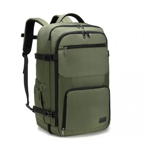 Kono Multifunctional Portable Travel Backpack Cabin Luggage Bag - Green