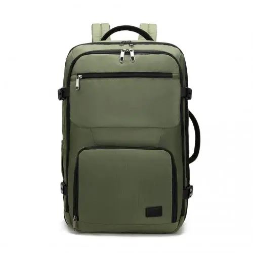 Alternative view of Kono Multifunctional Portable Travel Backpack Cabin Luggage Bag - Green