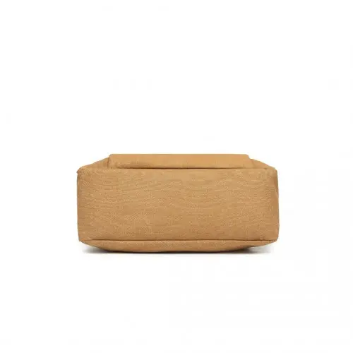 EH2045 - Kono Canvas Multi-Functional Cross Body Bag - Brown - Image 4