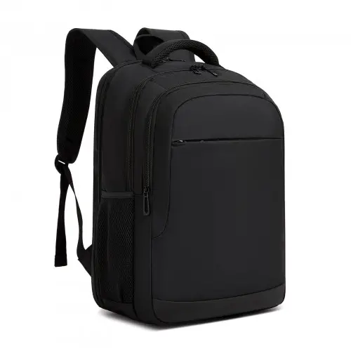 Trendy Laptop Backpack,Soft Padded,Practical,Organized Storage,Lightweight 15.6" Notebook Bag for Work, School & Travel - Black