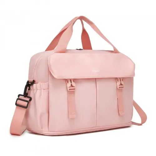 Kono Expandable Cabin Travel Bag 403020cm - Large Capacity, Water-Resistant, Multi-Compartment Weekend & Carry-On Tote - Pink