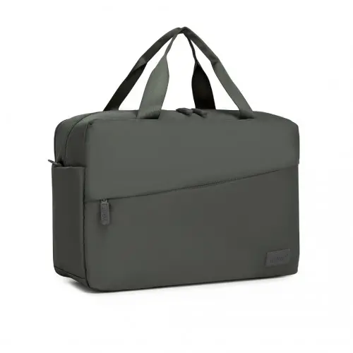 Alternative view of Kono Water-Resistant Travel Bag with Laptop Sleeve Multi-Functional Tote for Business and Weekend Large Capacity for Men and Women - Grey