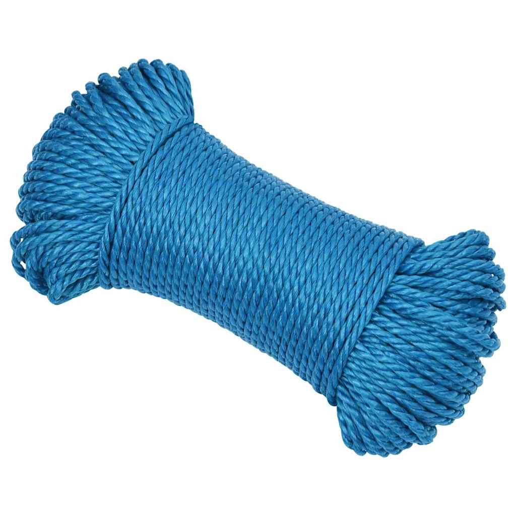 Alternative view of Work Rope Blue 6 mm 250 m Polypropylene