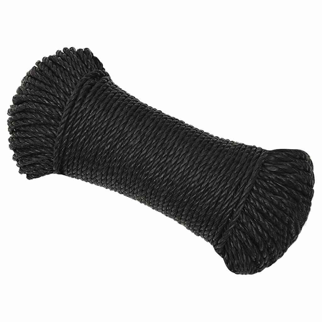 Alternative view of Work Rope Black 8 mm 500 m Polypropylene